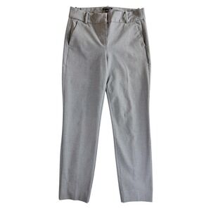 J.Crew Mercantile Dress‎ Pants Women 6 Gray Heathered Career Trousers J5292